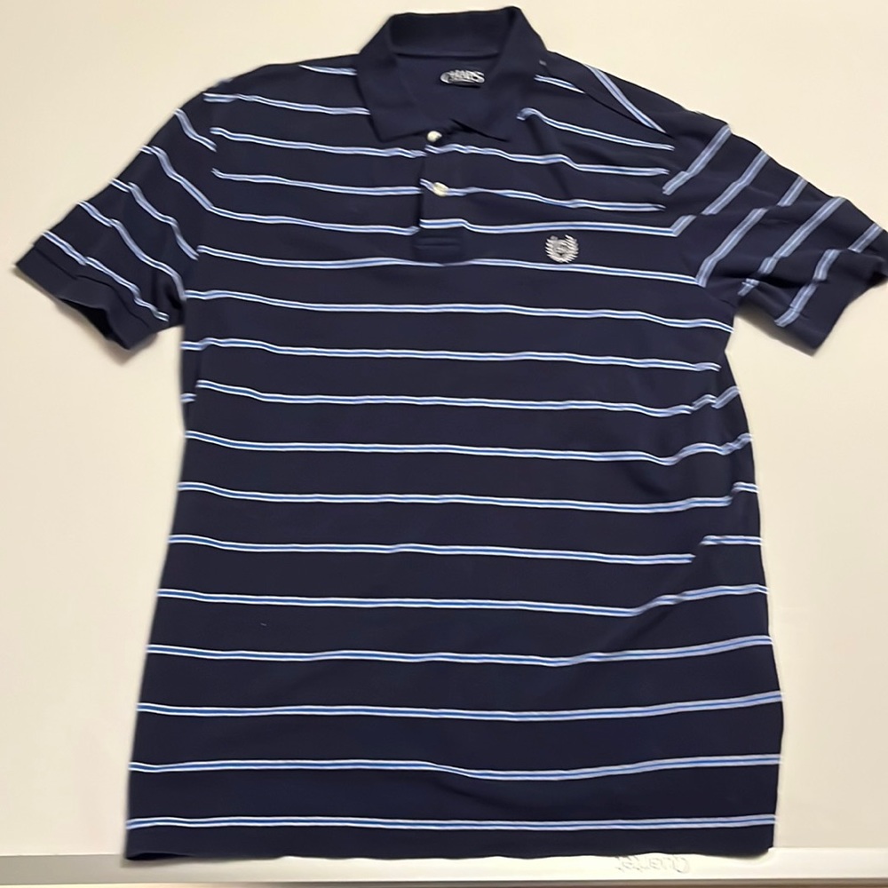 Mens navy polo shirt